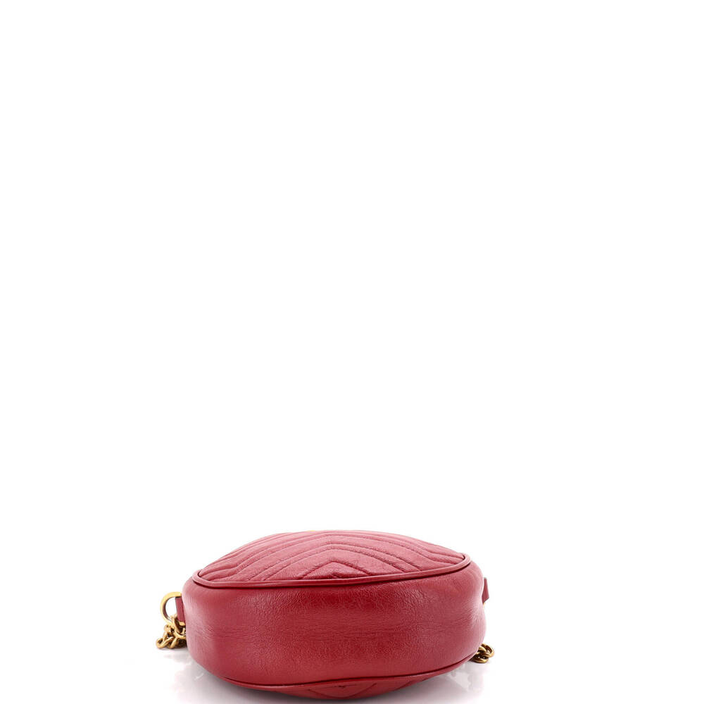 Gucci Mini GG Marmont Round Shoulder Bag Matelasse Leather - Picture 4 of 6